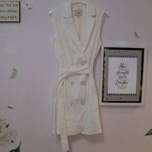 GUESS Blazer Dress with Tie Belt